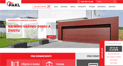 Desktop Screenshot of pakl.cz
